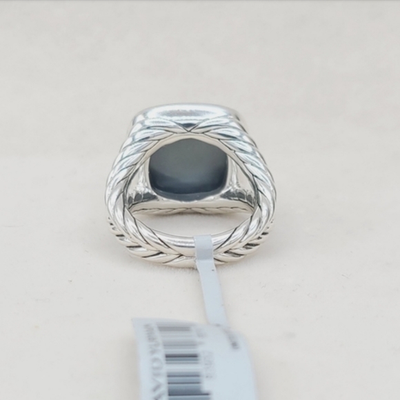 David Yurman Albion 14mm Black Orchid Diamond Ring - Picture 8 of 15